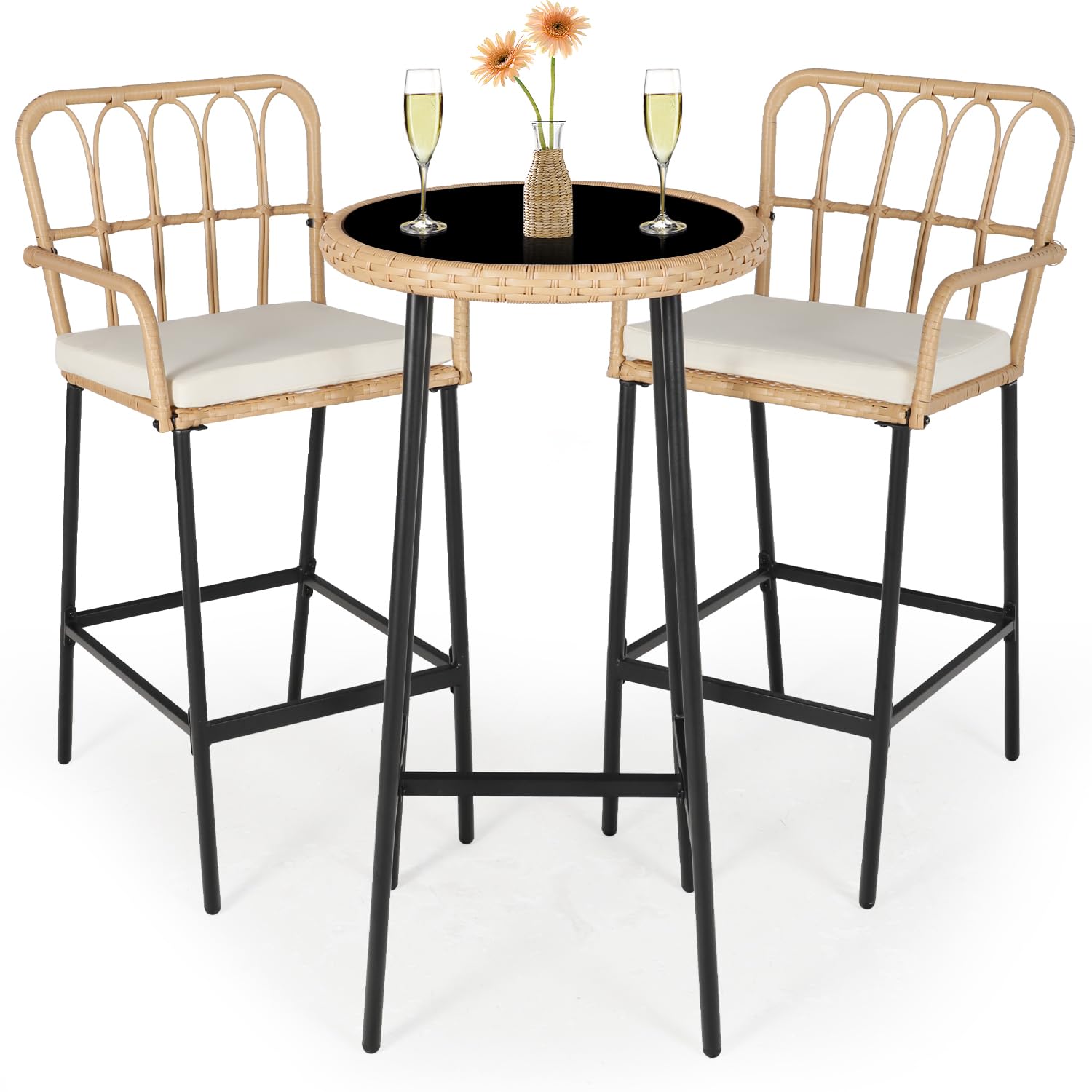 LYNSLIM 3-Piece Outdoor Bar Set - 22