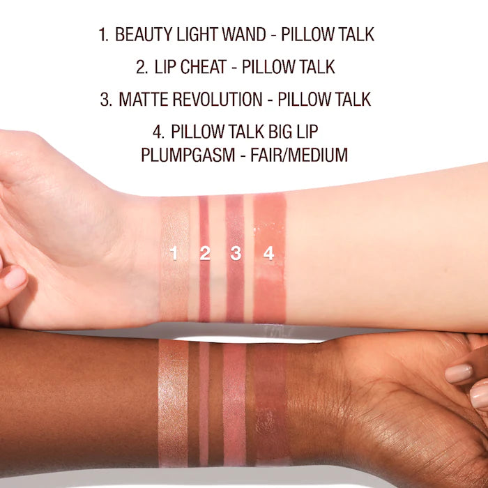 Charlotte Tilbury Pillow Talk Lip & Cheek Set - Iconic Secrets Duo for Flawless Makeup | Perfect for Date Night & Everyday Glam