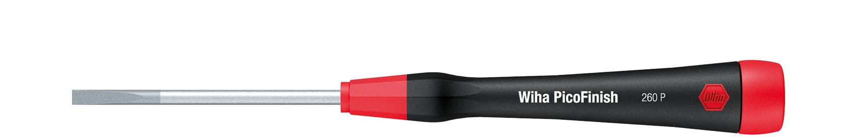 Wiha 26055 Precision Slotted Screwdriver - 1.8x40mm PicoFinish Handle for Electronics & Jewelry Repair - Ideal for Watchmaking, Eyeglass Fixing & Small Appliance Maintenance