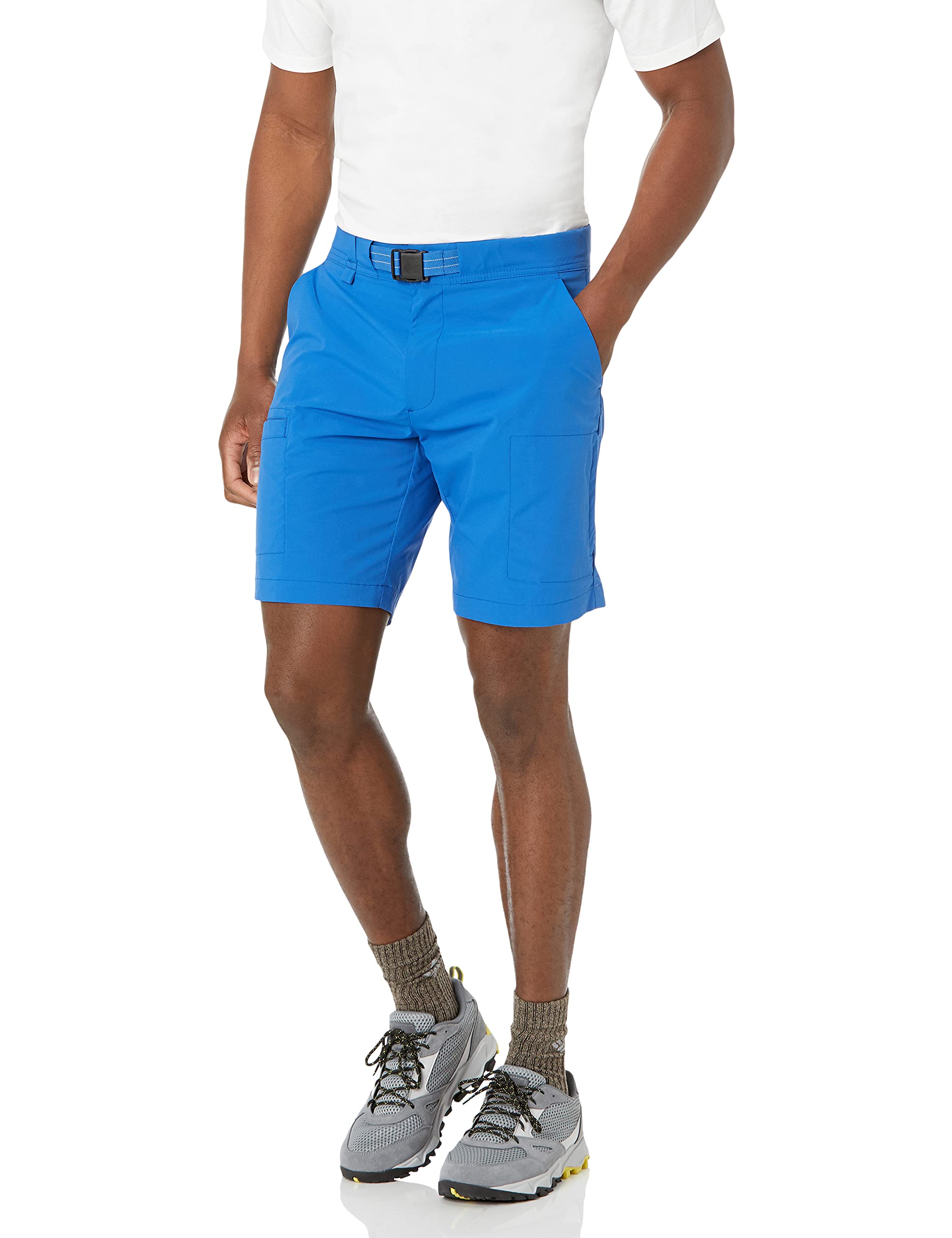 Amazon Essentials Men's Quick-Dry Belted Hiking Shorts with Moisture-Wicking Technology - Perfect for Outdoor Adventures, Camping & Summer Activities
