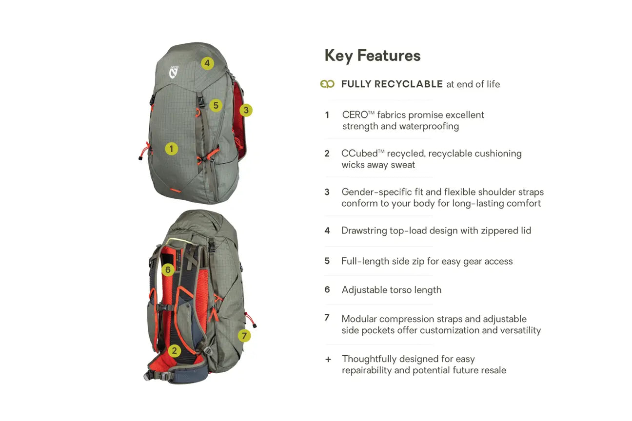 Resolve™ Men's 35L Endless Promise® Technical Active Daypack - Lightweight Hiking Backpack for Outdoor Adventures, Gym & Travel