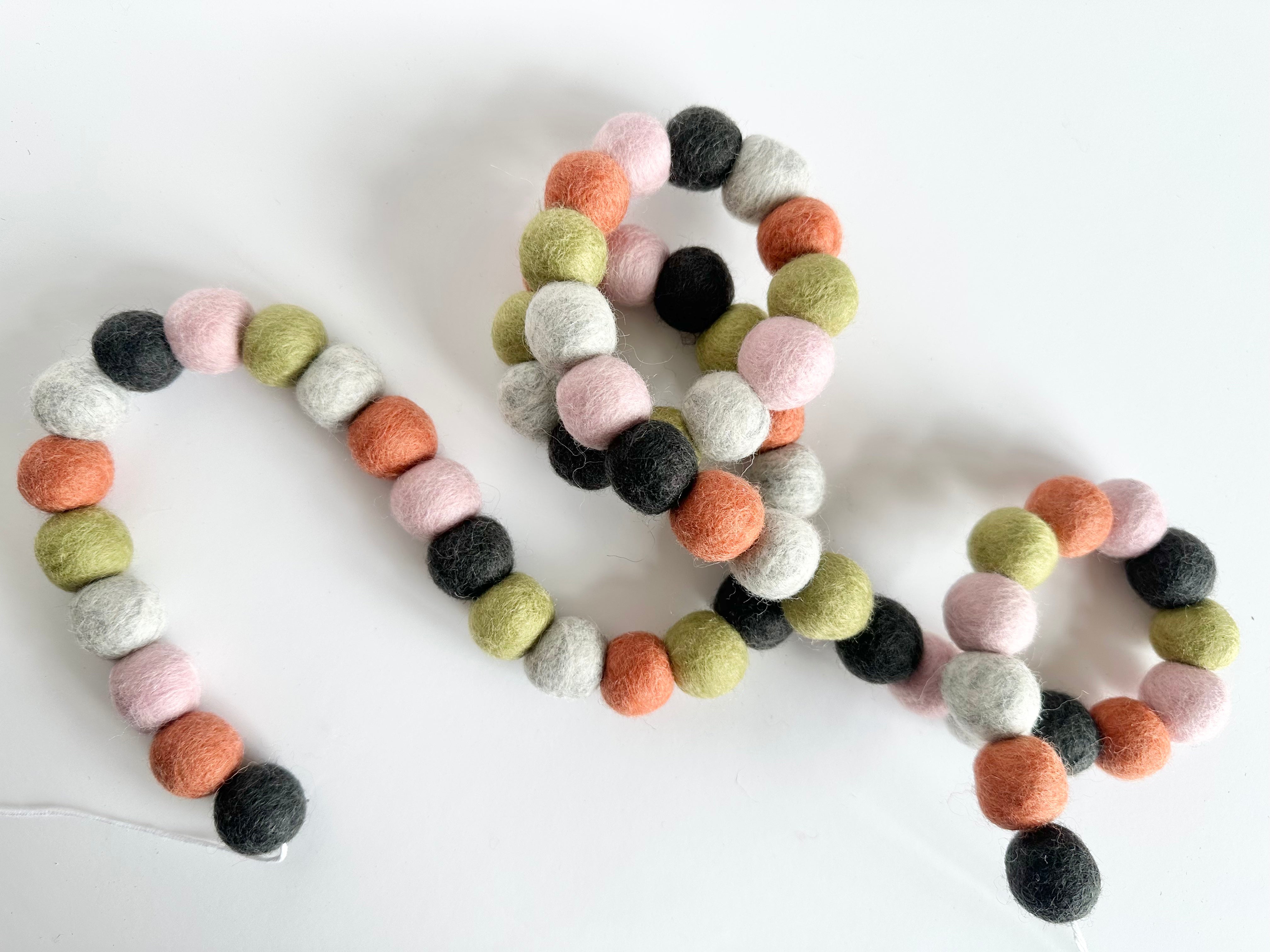 Soft Pastel Garland - Elegant Floral Decor for Weddings, Baby Showers & Home Parties | Perfect for Nursery, Living Room & Event Backdrops
