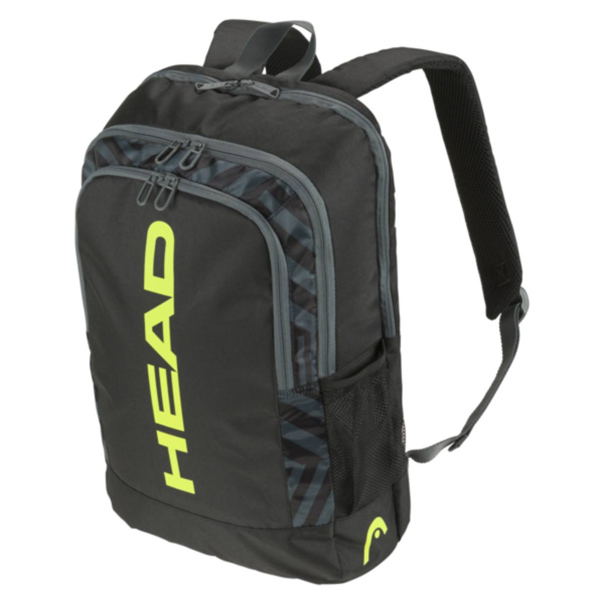 17L Head Base Backpack Racquet Bag - Black/Yellow | Tennis & Badminton Gear Storage | Perfect for Sports, Travel & Gym
