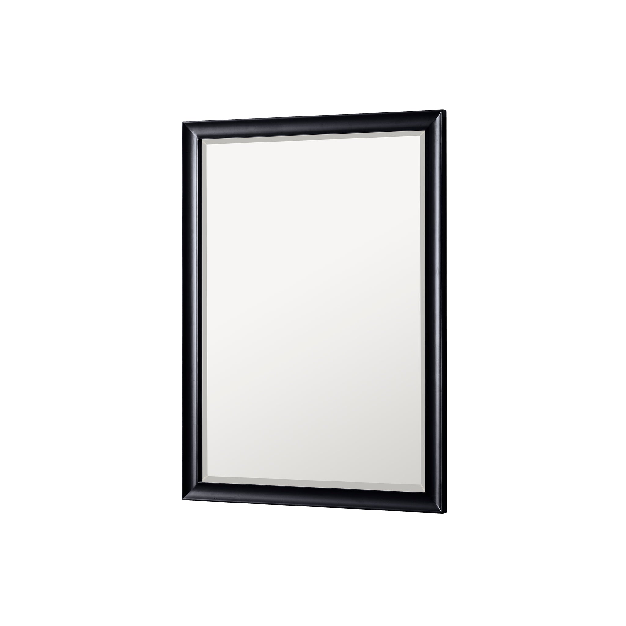 Glenbrooke 30-Inch Black Onyx Wall Mirror - Elegant Bathroom Vanity Mirror, Bedroom Decor & Entryway Accent Piece