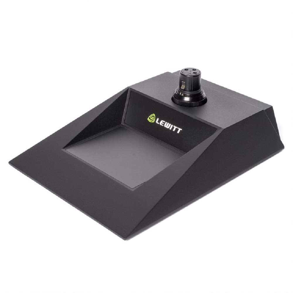 Lewitt B70A Analog Microphone Base for Conference Calls - Stable & Durable Stand for Professional Meetings, Webinars, and Podcasting (No Switch)