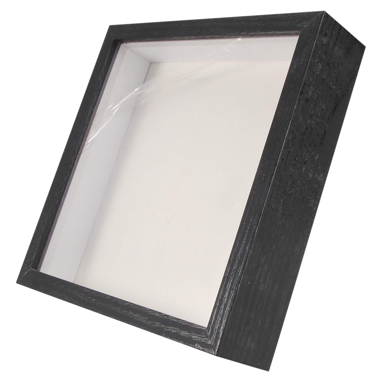 BESPORTBLE 3D Shadow Box Frame - Glass Display Case for Specimens, Medals, Preserved Flowers & Quilling Art | Black Beach Cart Style | Perfect for Home Decor, Wedding Keepsakes & Memory Preservation
