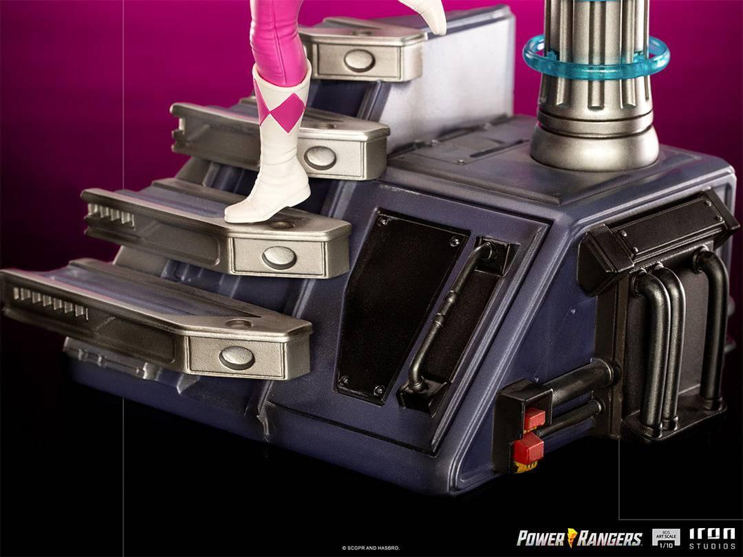 Iron Studios Power Rangers Pink Ranger BDS Art Scale 1/10 Statue - Collectible Action Figure for Display & Home Decor