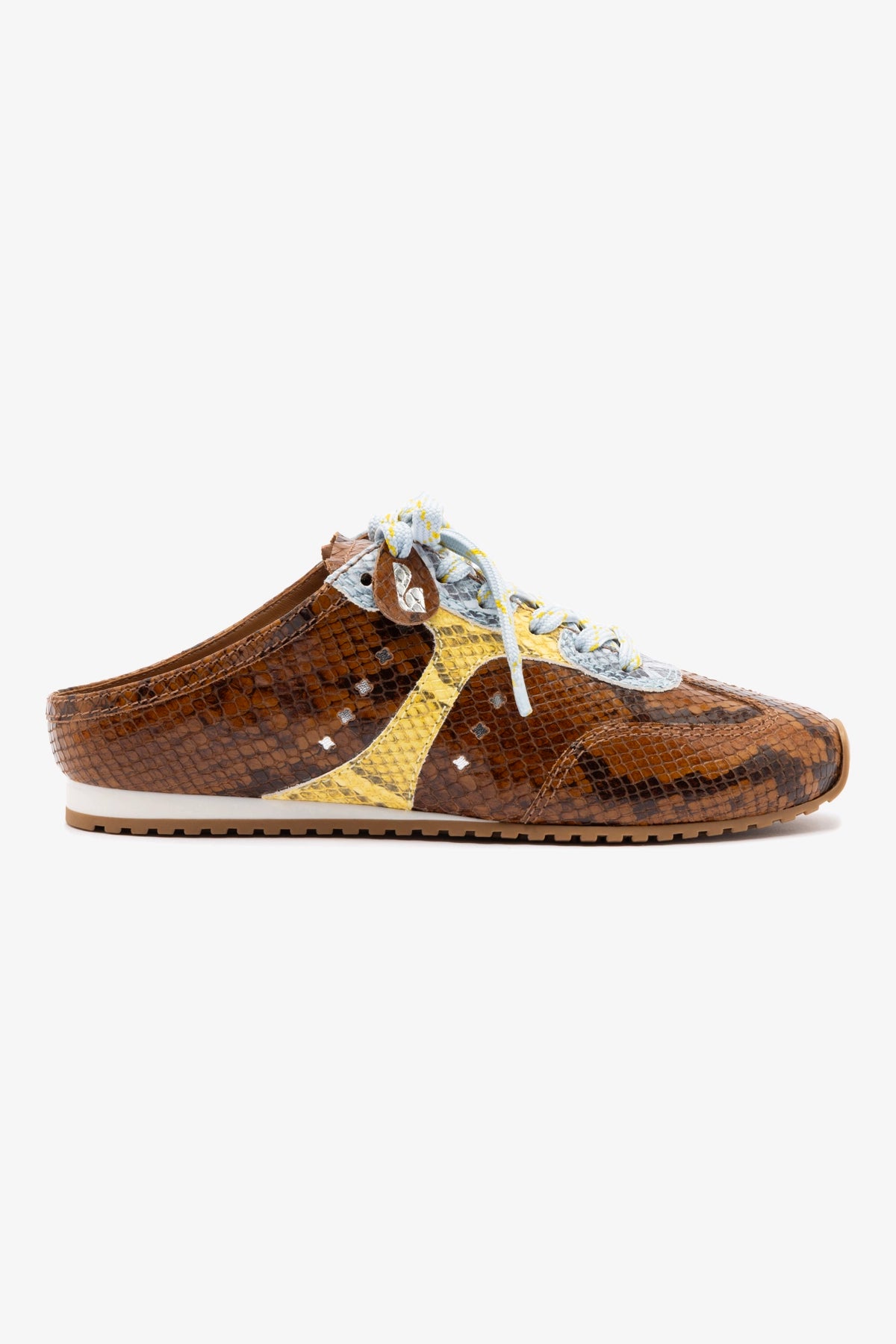 Stella Mule Women's Shoes in Python Printed Leather - Comfortable Slip-On Loafers for Casual Wear, Office & Outings