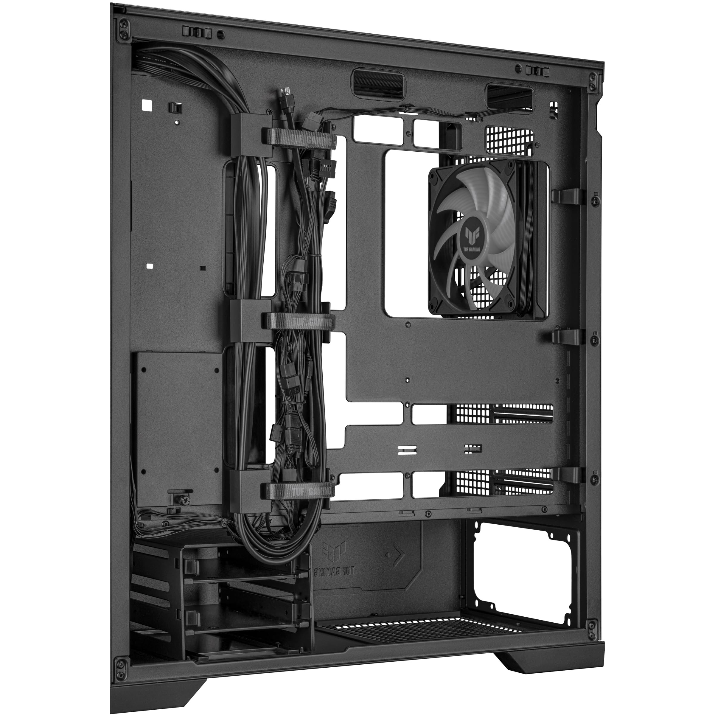 ASUS TUF Gaming GT302 ARGB ATX Mid-Tower PC Case with 4x140mm ARGB Fans - High Airflow & Static Pressure, Interchangeable Side Panel, Detachable Top Panel, Hidden-Connector MB Support - Perfect for Gaming Rigs & High-Performance PC Builds