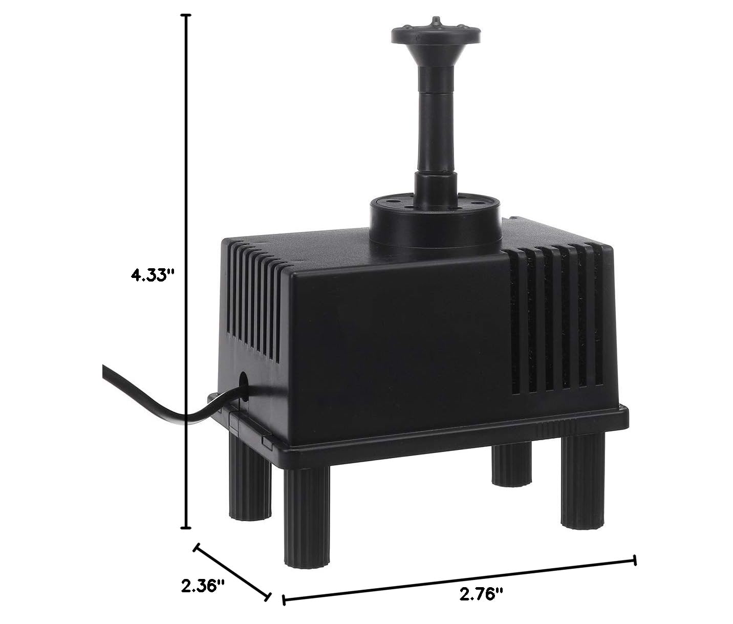 1.5W Solar Powered Water Pump for Ponds, Fish Tanks & Garden Fountains - Submersible DC Solar Water Pump for Outdoor Use in Home Gardens, Backyard Ponds & Small Water Features