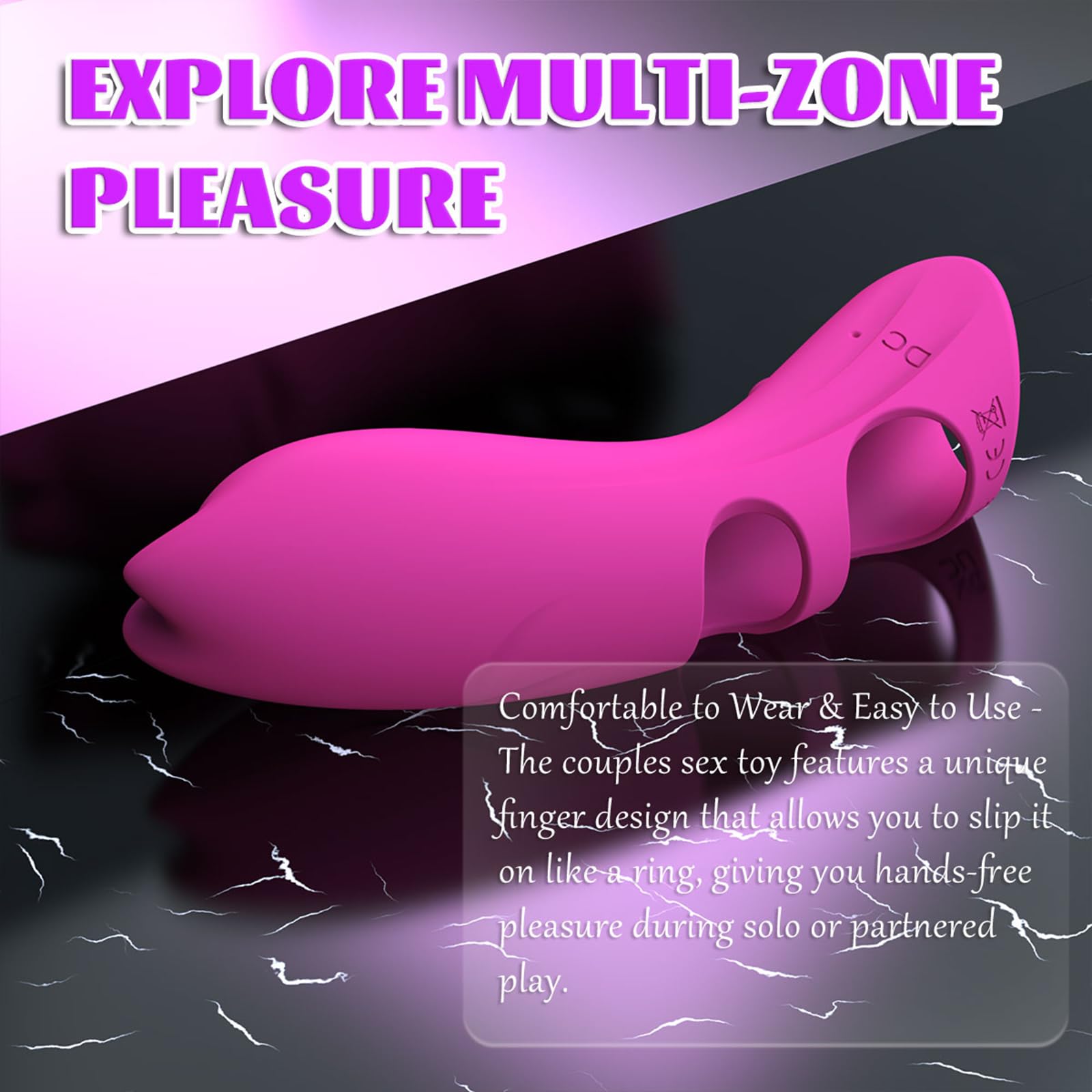 10-Speed G Spot Vibrator for Women - Mini Clitoral Stimulator with Multiple Vibration Modes, Couples Sex Toy for Enhanced Intimacy | Perfect for Solo Play, Foreplay & Spicing Up Relationships (Red)