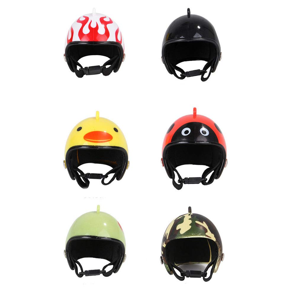 Funny Chicken Helmet Pet Hat - Gold Bird Headwear for Chickens, Ducks & Poultry | Cute Costume Accessory for Pet Parties, Halloween & Photo Shoots