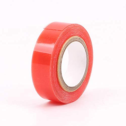 1/2x3 Yards Strong Red Wig Lace Front Support Double Sided Adhesive Tape for Hair Extensions, Toupees & Lace Wigs - Secure Hold for All-Day Wear, Perfect for Cosplay, Daily Use & Special Occasions