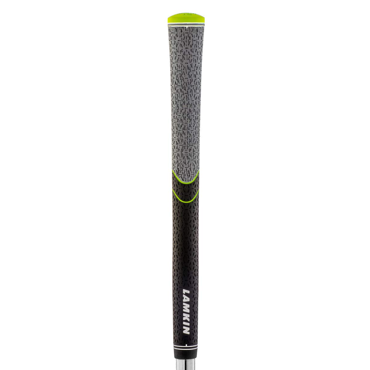 Lamkin ST +2 Hybrid Calibrate Midsize Golf Grips - 13 Piece Ribbed Reminder Golf Grip Pack in Black/Charcoal | Perfect for Improved Swing Control and Comfort on the Course