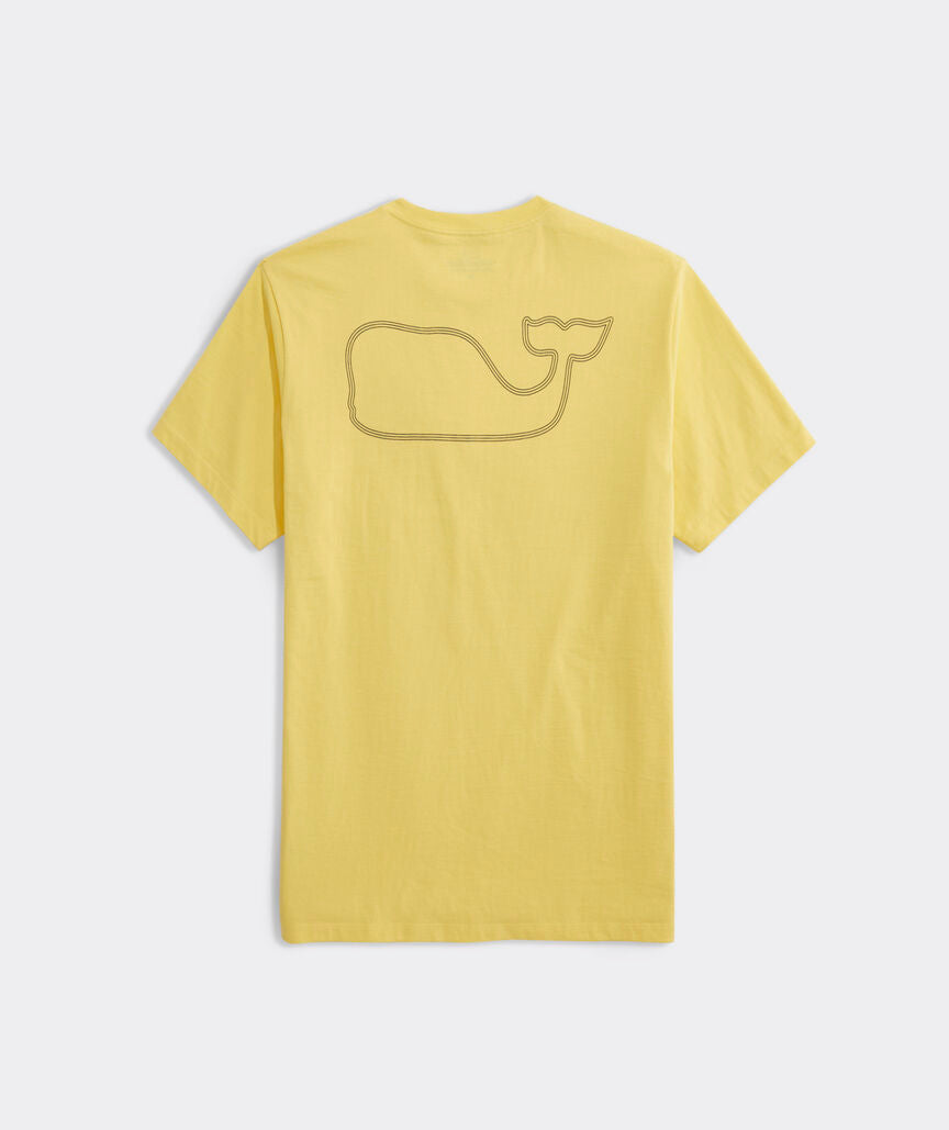 Whale Print Striped Short Sleeve T-Shirt for Men & Women | Casual Summer Cotton Tee | Beach Outing, Vacation Wear, Everyday Comfort