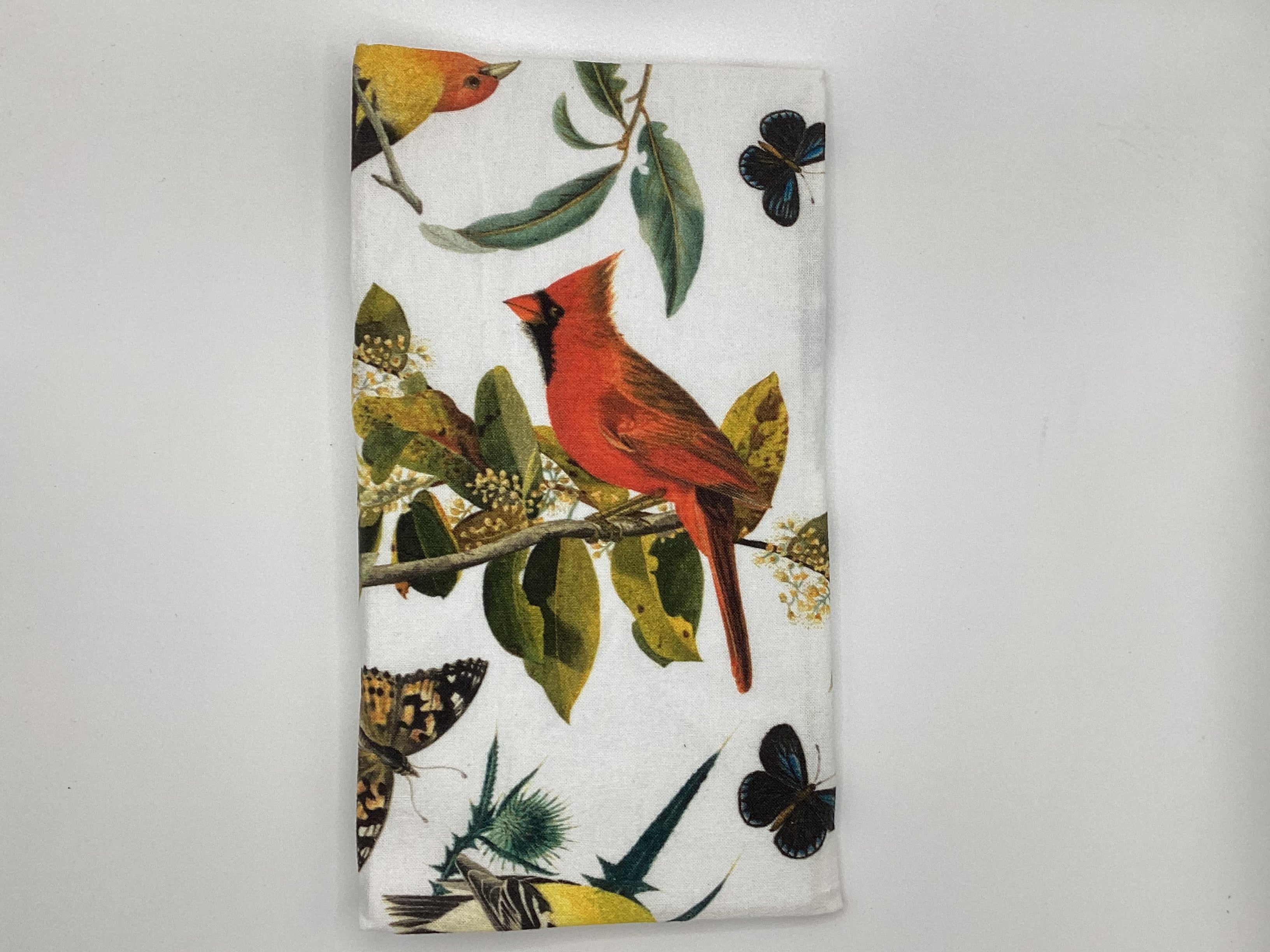 Audubon Songbirds Printed Bath Towel - Soft & Absorbent Cotton Towel for Bathroom, Spa, and Beach - Perfect Gift for Bird Lovers & Nature Enthusiasts