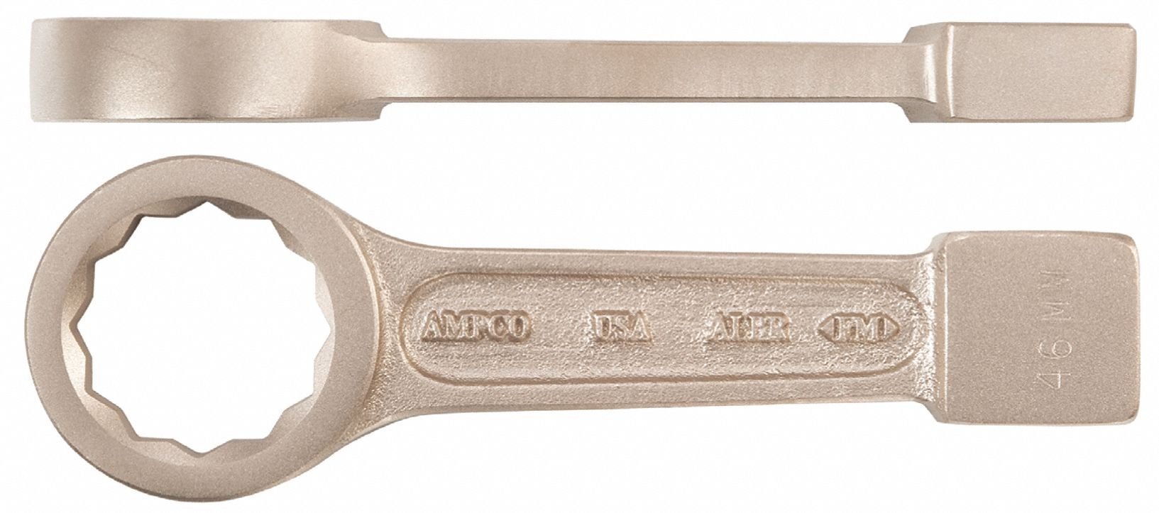Ampco Safety Tools Non-Sparking Non-Magnetic Corrosion Resistant Wrench - 12pt Box 2-3/8
