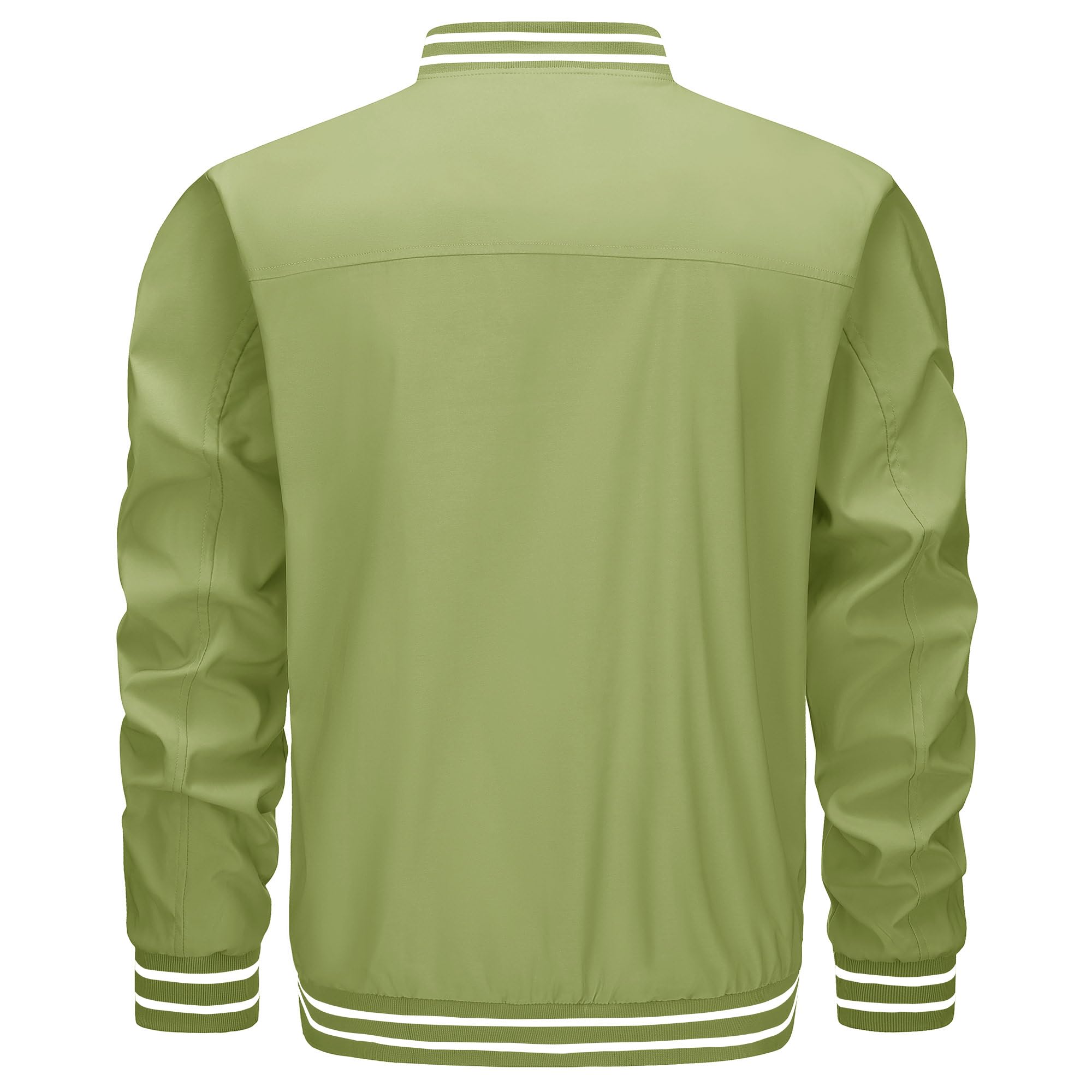 TACVASEN Men's Lightweight Jacket - Windproof Bomber Jacket with Zipper & Pockets for Spring/Fall | Casual Outerwear for Hiking, Travel & Everyday Wear
