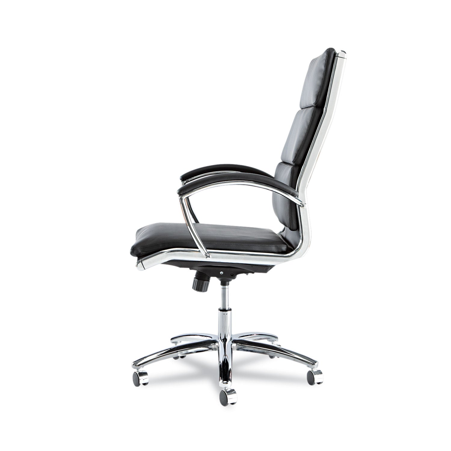 Alera Neratoli High Back Slim Profile Office Chair - Faux Leather Executive Chair with 275 lb Weight Capacity, Adjustable Seat Height 17.32
