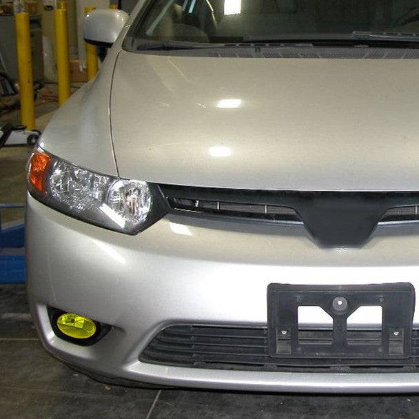 2006-2008 Honda Civic Coupe 2-Door Fog Lights with Amber Lens - Durable Replacement Fog Lamps for Enhanced Visibility in Rain & Foggy Conditions
