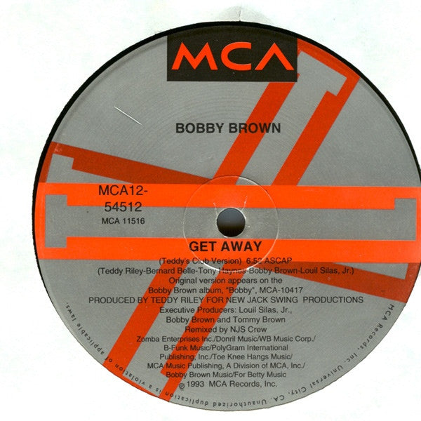 Bobby Brown Get Away MCA1254512 MCA Records - Classic R&B Music for Relaxation, Road Trips & 90s Nostalgia