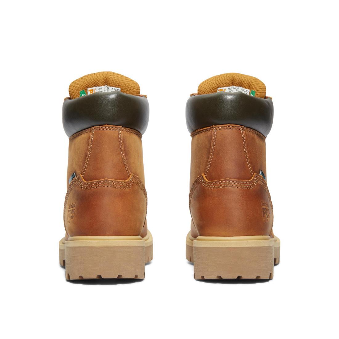 6 Inch Soft Toe Waterproof Work Boots for Men - Comfortable & Durable Direct Attach Safety Shoes - Ideal for Construction, Hiking & Outdoor Activities