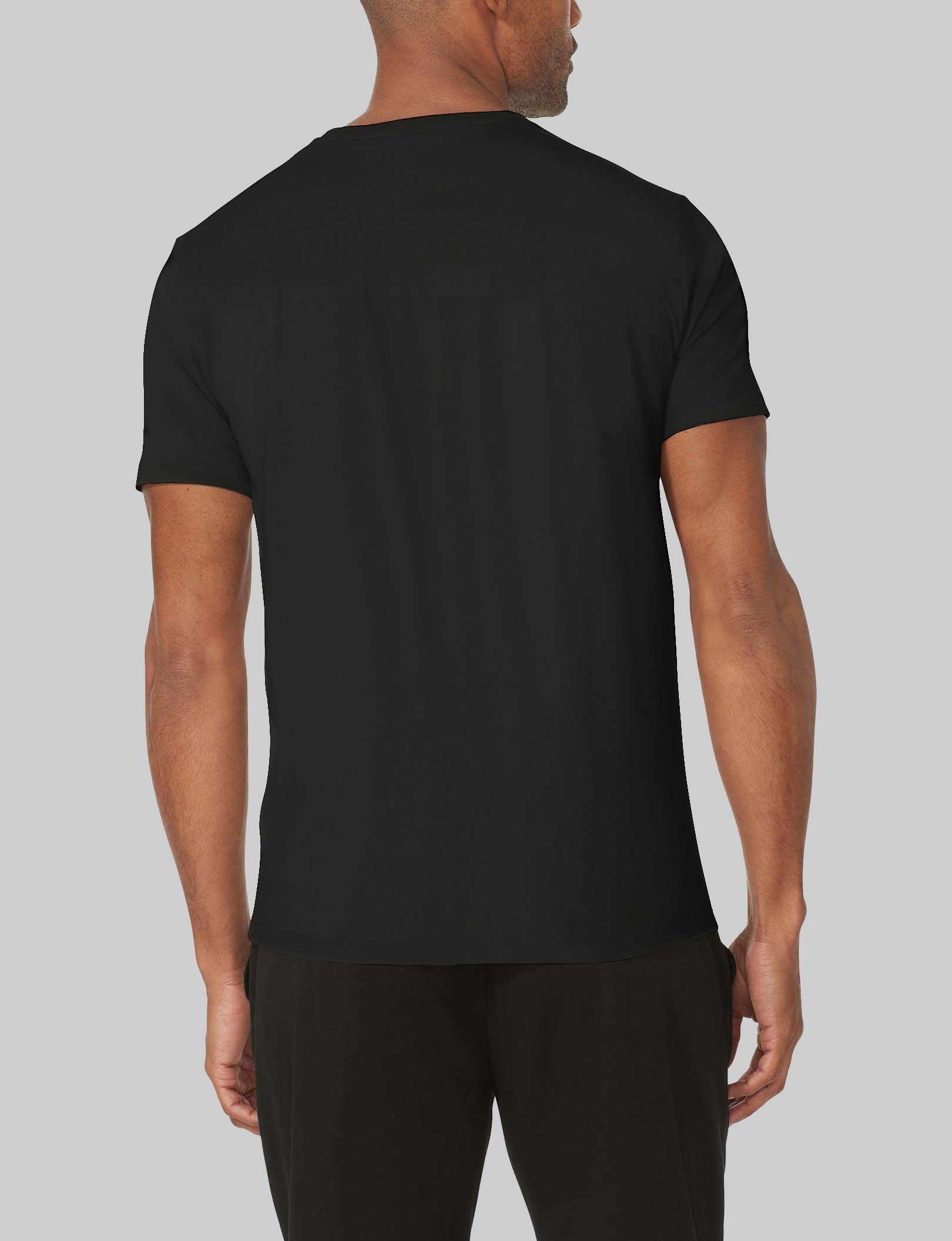 Second Skin Crew Neck Tee - Ultra Soft Stretch Cotton T-Shirt for Men & Women | Perfect for Layering, Casual Wear & Everyday Comfort