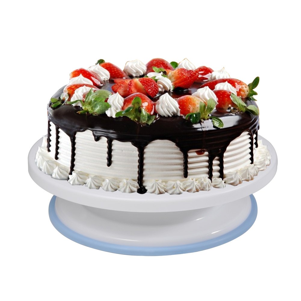 Professional Cake Decorating Turntable Stand with Decorating Tools - 12