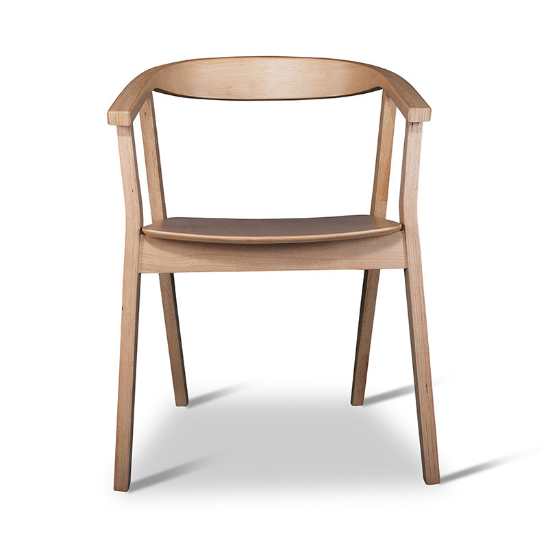 GRETA Dining Chair - Cocoa Brown Upholstered Seat - Modern Kitchen & Dining Room Furniture for Home & Office Use