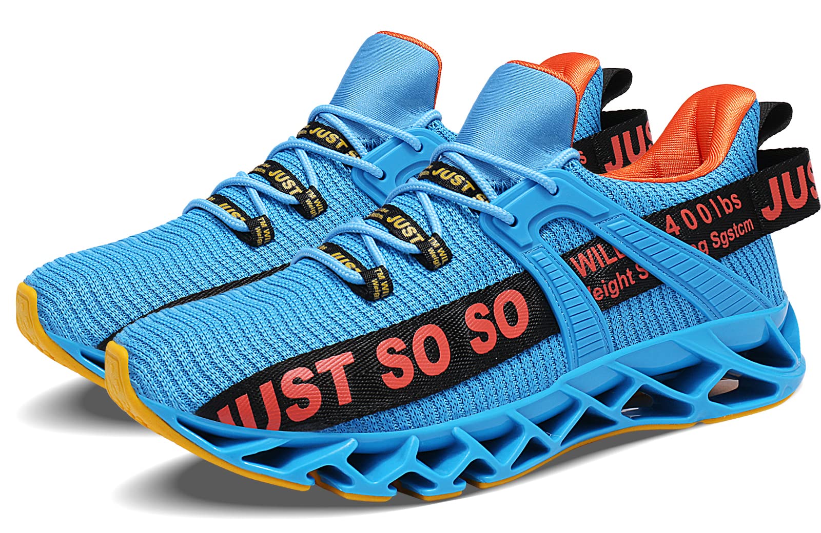WONESION Men's Breathable Walking Shoes - Lightweight Tennis & Running Sneakers for Men - Fashion Blade Design - Perfect for Gym, Jogging, Outdoor Sports & Casual Wear
