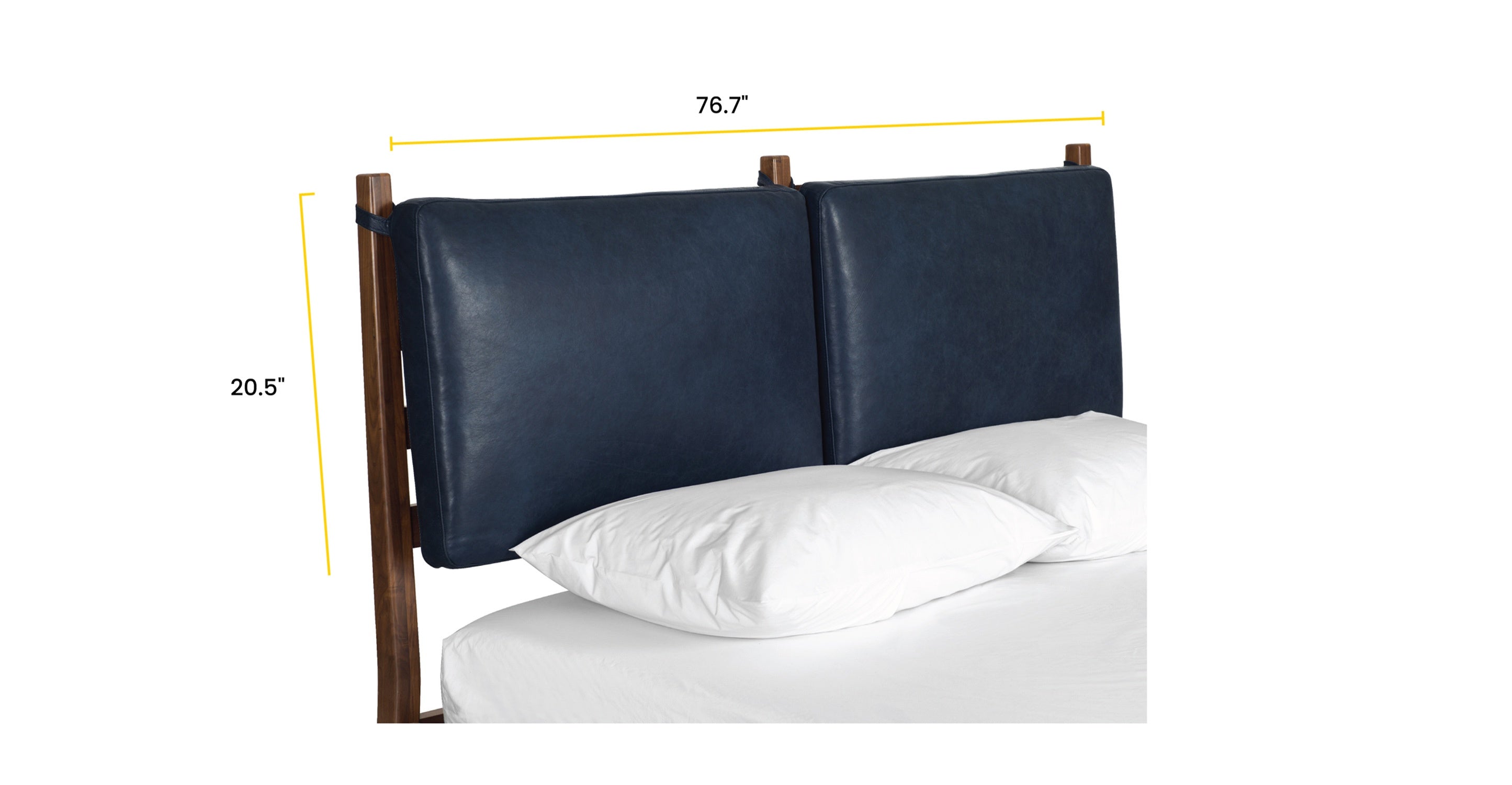 Truro Bed Headboard Cushion Set - Soft Upholstered Backrest Pillows for Bedroom, Queen/King Size - Perfect for Reading, Relaxing & Enhancing Bedroom Decor
