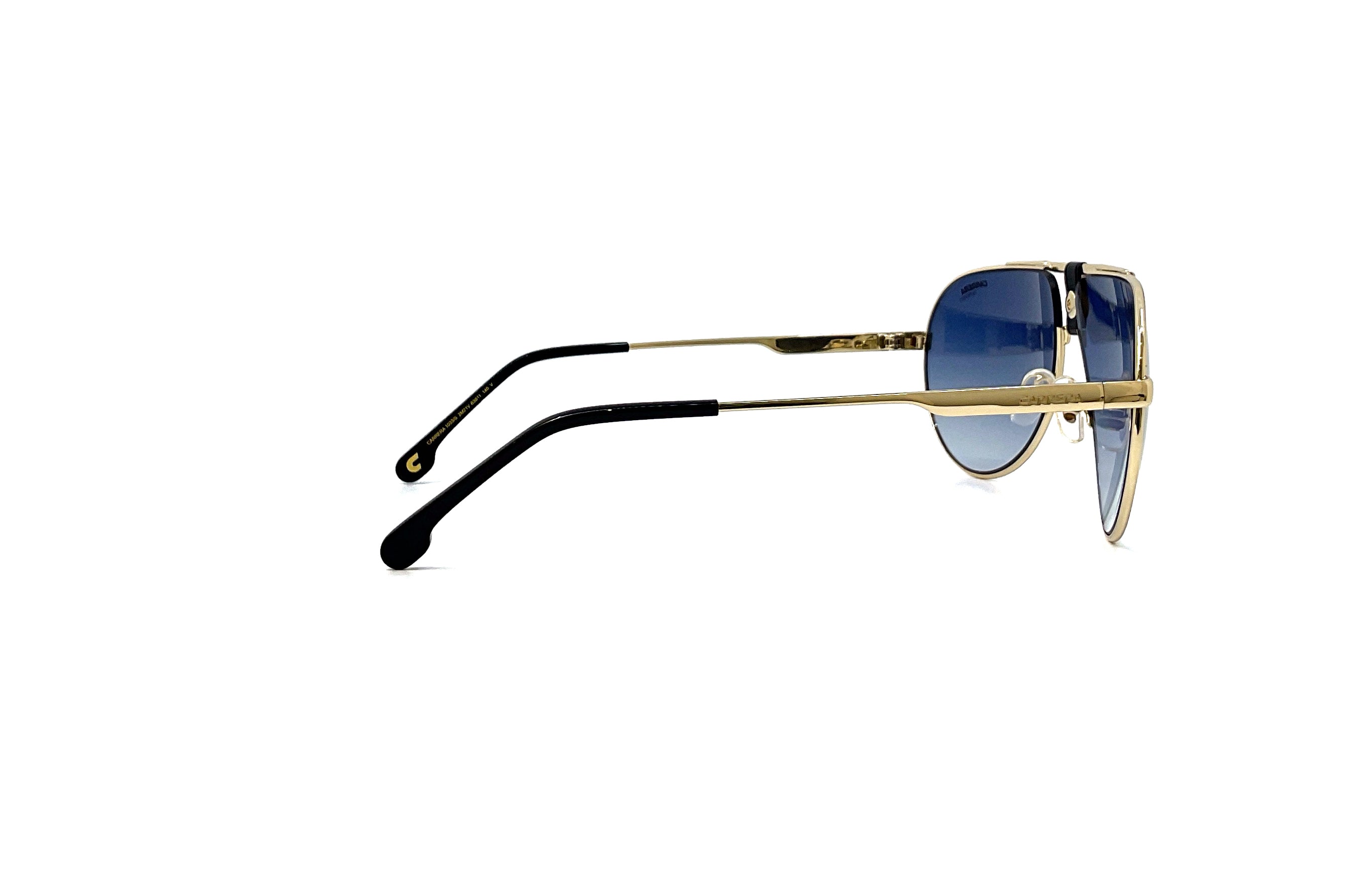 Carrera 1033/S Black Gold Sunglasses - Polarized UV Protection for Men & Women - Perfect for Driving, Running, and Outdoor Activities