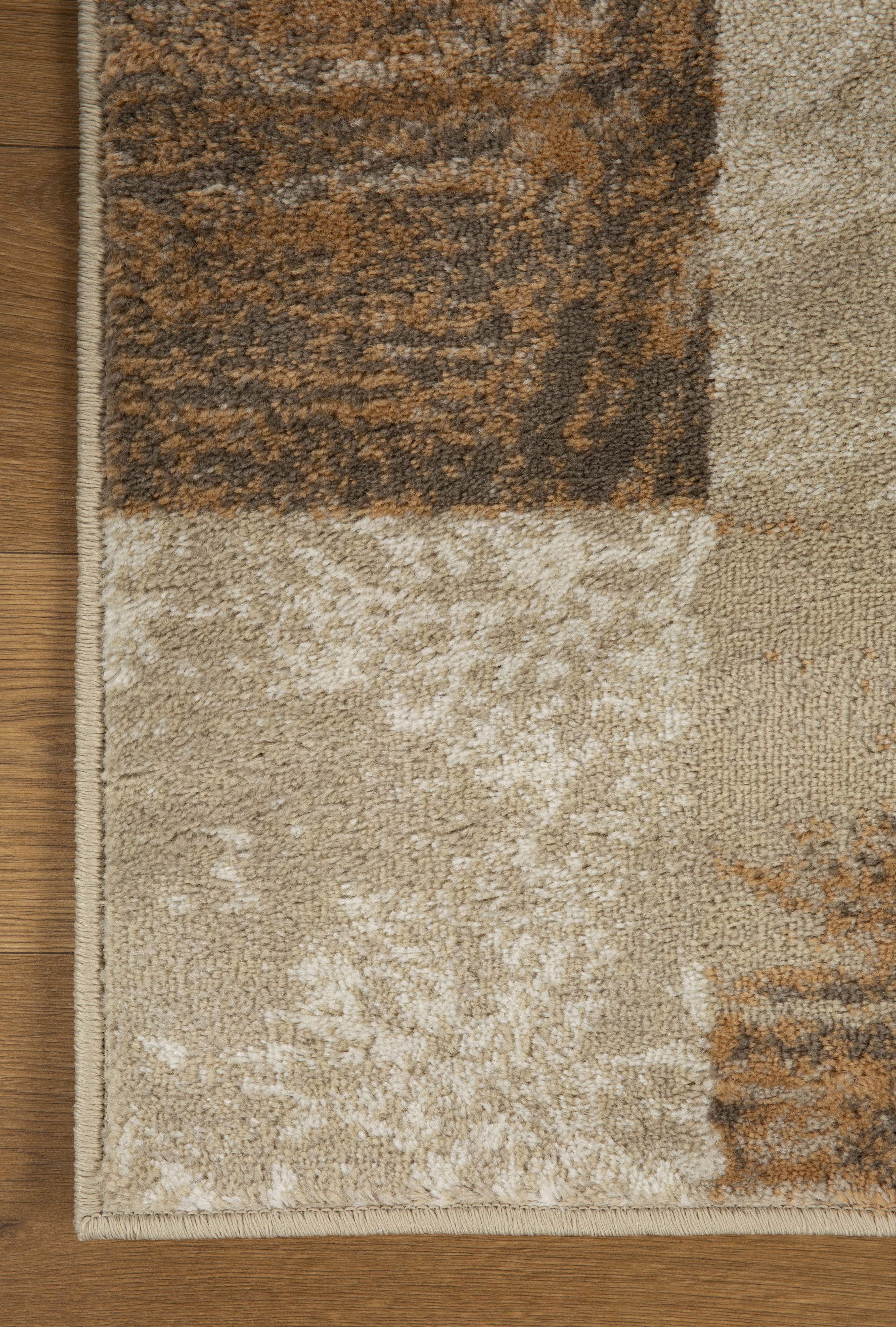 Brentwood Modern Abstract Indoor Area Rug - Soft Non-Slip Living Room Carpet for Bedroom, Dorm & Home Decor