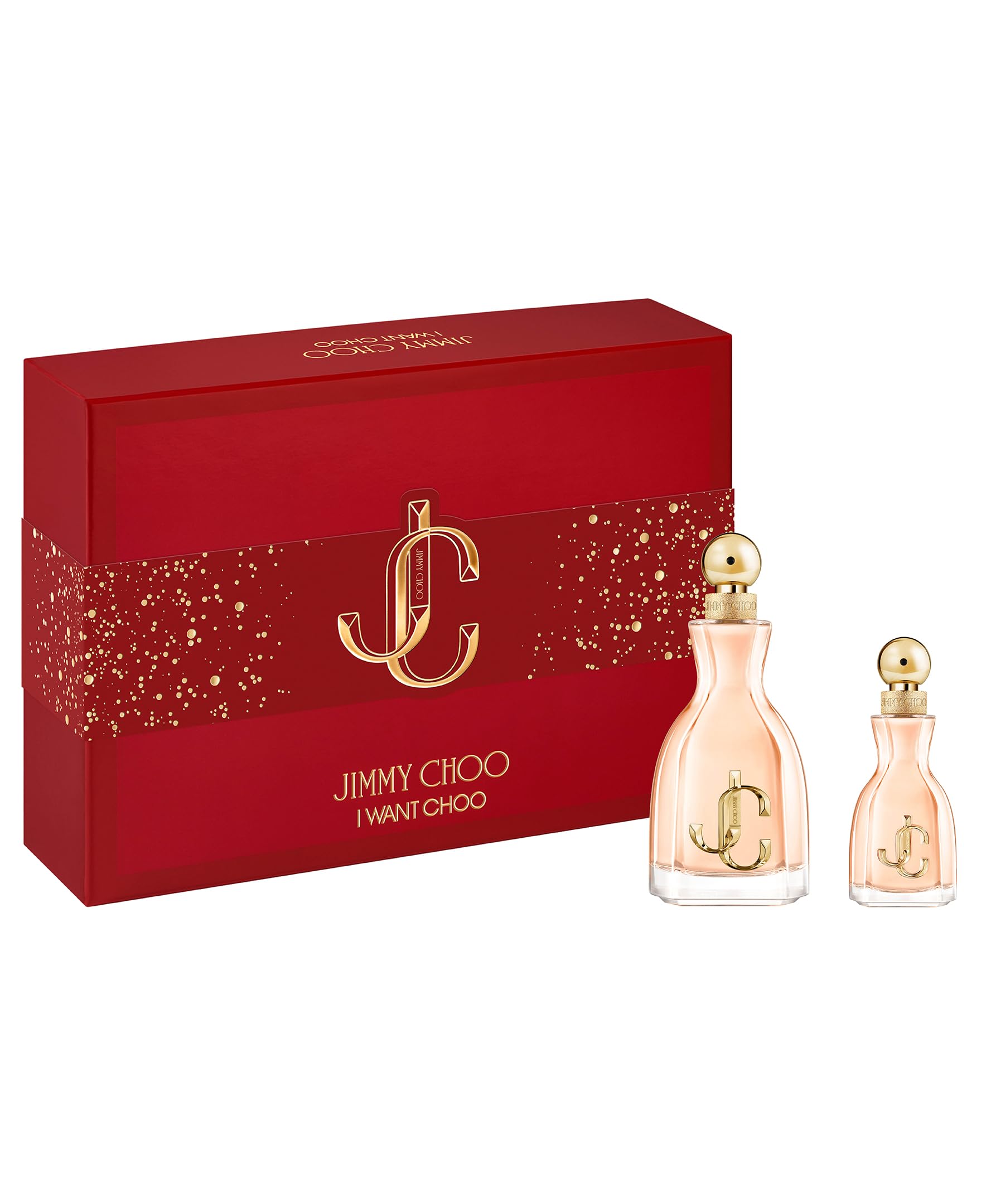 Jimmy Choo I Want Choo 2-Piece Holiday Gift Set - Luxury Perfume & Body Lotion for Women | Perfect Christmas & Birthday Present for Her | Gift Ideas for Wife, Girlfriend & Mom