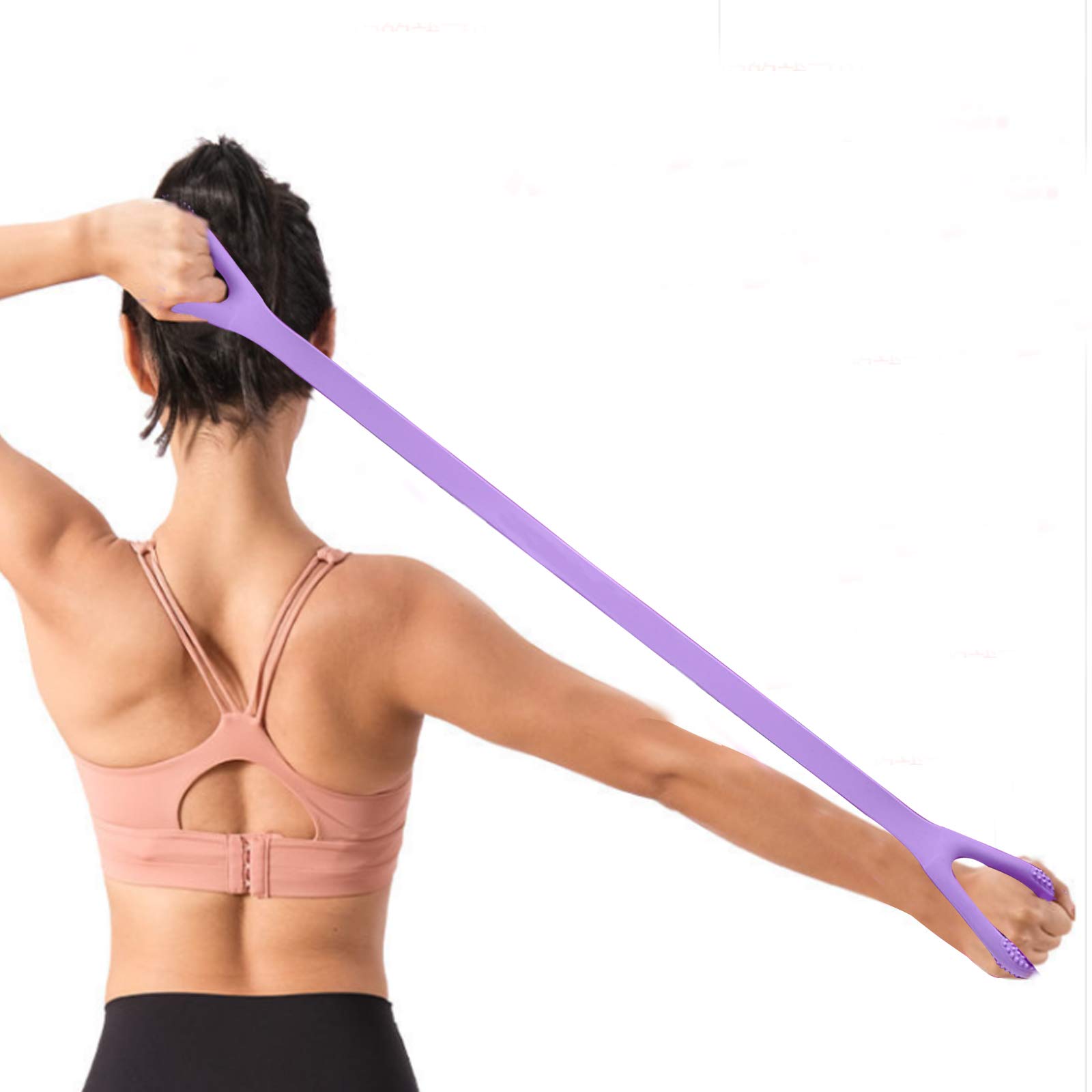 Figure 8 Fitness Resistance Band for Arm & Back Training - Elastic Exercise Bands for Pure Barre, Yoga, Pilates, Stretching & Physical Therapy | Home Gym & Workout Equipment for Shoulder, Chest & Arm Strength