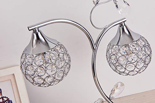 Modern Creative Crystal Table Lamp - Elegant Bedside & Living Room Lighting for Study, Bedroom, Wedding Decor | Warm & Stylish Home Decoration