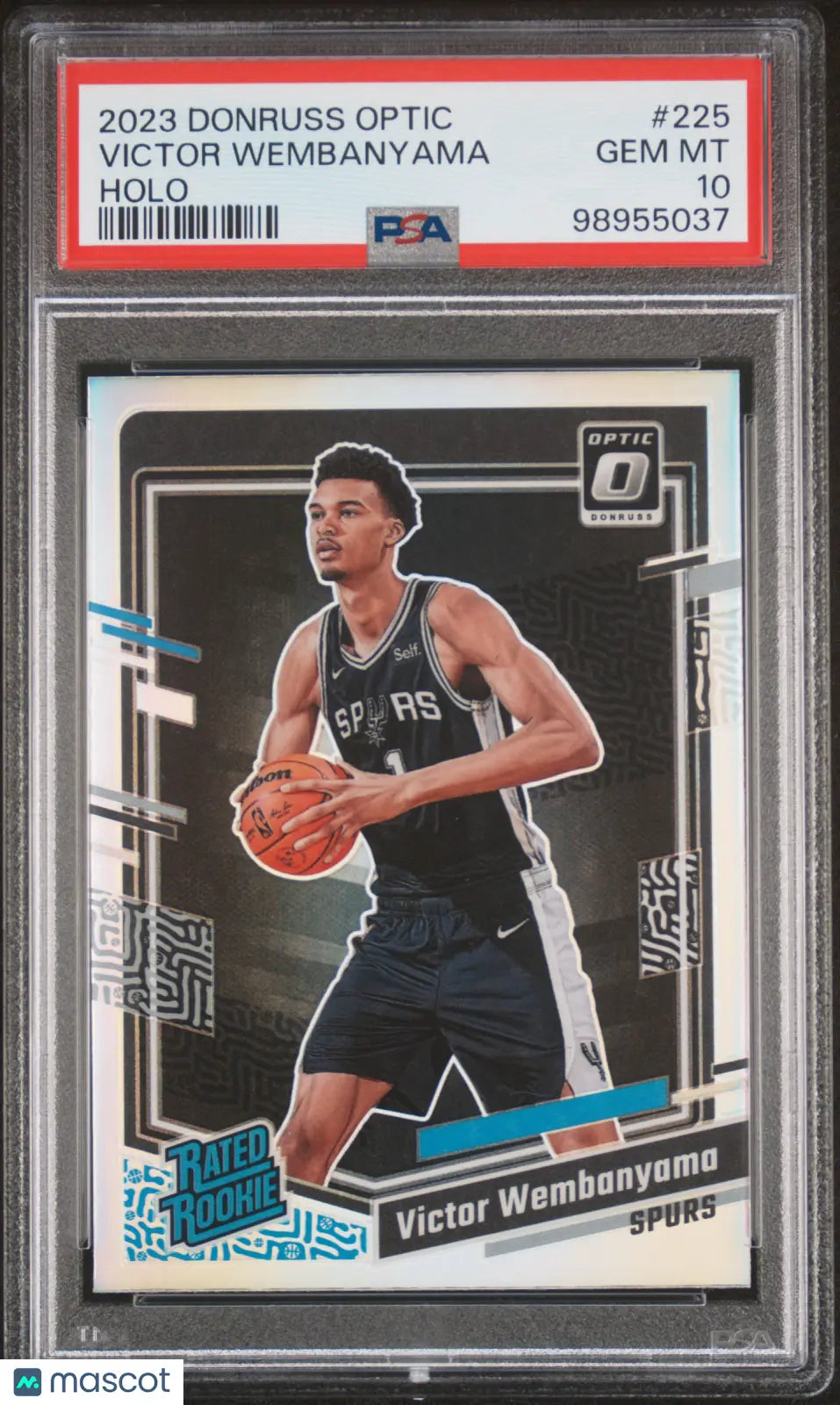 2023-24 Panini Donruss Optic Holo Victor Wembanyama Rated Rookie PSA 10 Gem Mint Basketball Card - Perfect for NBA Collectors, Investment & Display Cases