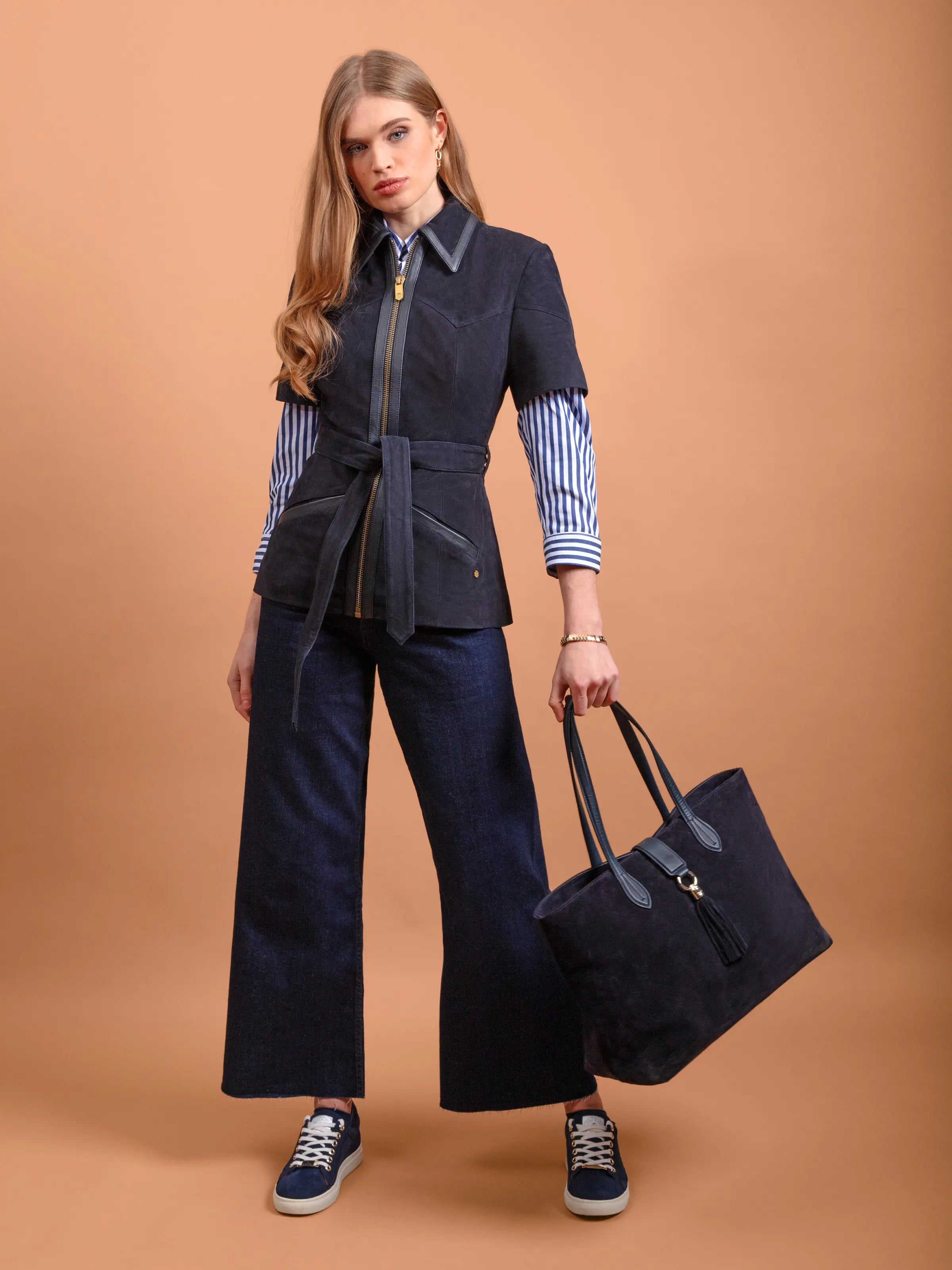 Richmond Navy Blue Backpack - Durable & Stylish Laptop Bag for Work, School & Travel | Water-Resistant & Spacious Design for Everyday Use