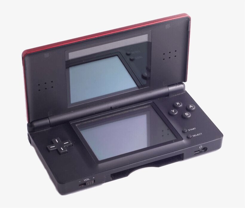 Nintendo DS Lite Crimson/Black [Red] - Portable Gaming Console for Kids & Adults - Perfect for Travel, Commuting & Home Entertainment