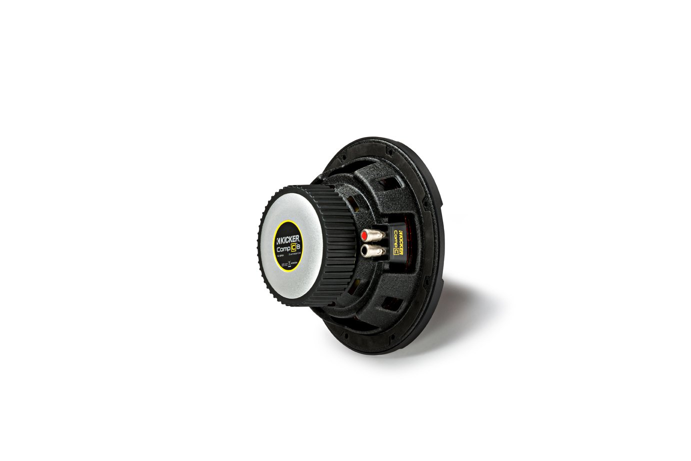 Kicker CWCD84 CompC 8-Inch Car Subwoofer - Dual Voice Coil, 4 Ohm Impedance - Perfect for Car Audio Systems & Bass Enhancement