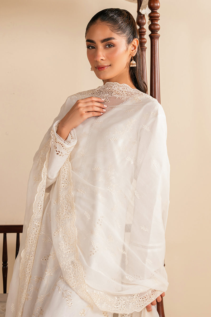 MOON LIGHT CHIKANKARI Embroidered Cotton Shirt & Dupatta Set | Traditional Indian Ethnic Wear for Women | Perfect for Weddings, Festivals & Special Occasions