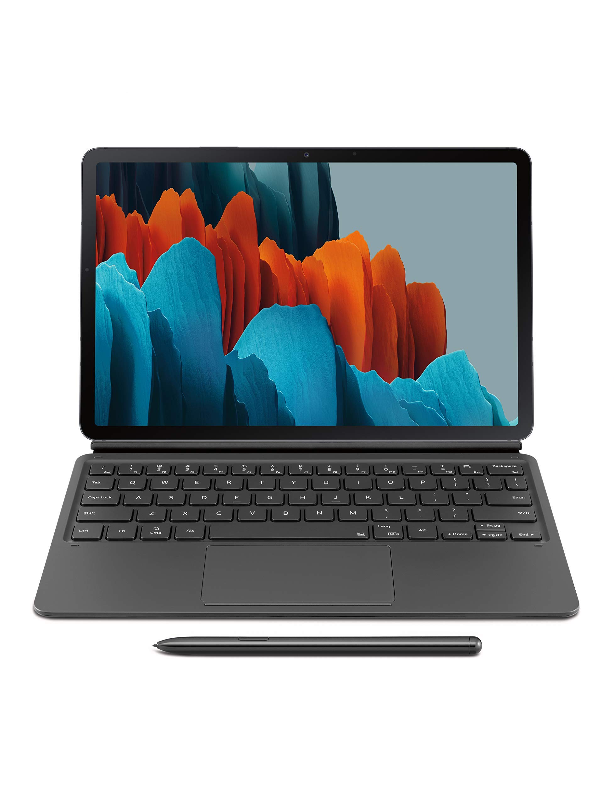 Samsung Galaxy EF-DT870 Keyboard Case Cover for Tab S7 (Renewed) - Slim Protective Bluetooth Keyboard with Stand for Samsung Tablet S7 - Perfect for Work, Study & Travel