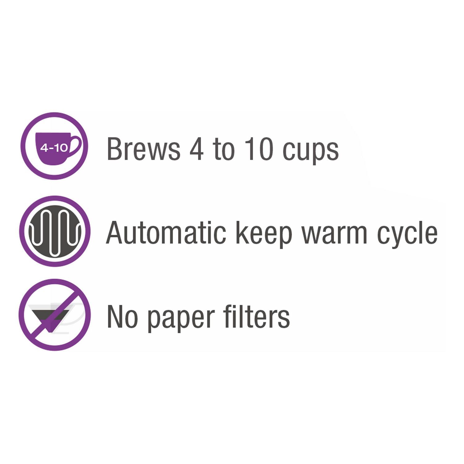 SALTON 10 Cup Stainless Steel Coffee Percolator - Classic Stovetop Brewer for Camping, Home & Office Use - Model CU1777
