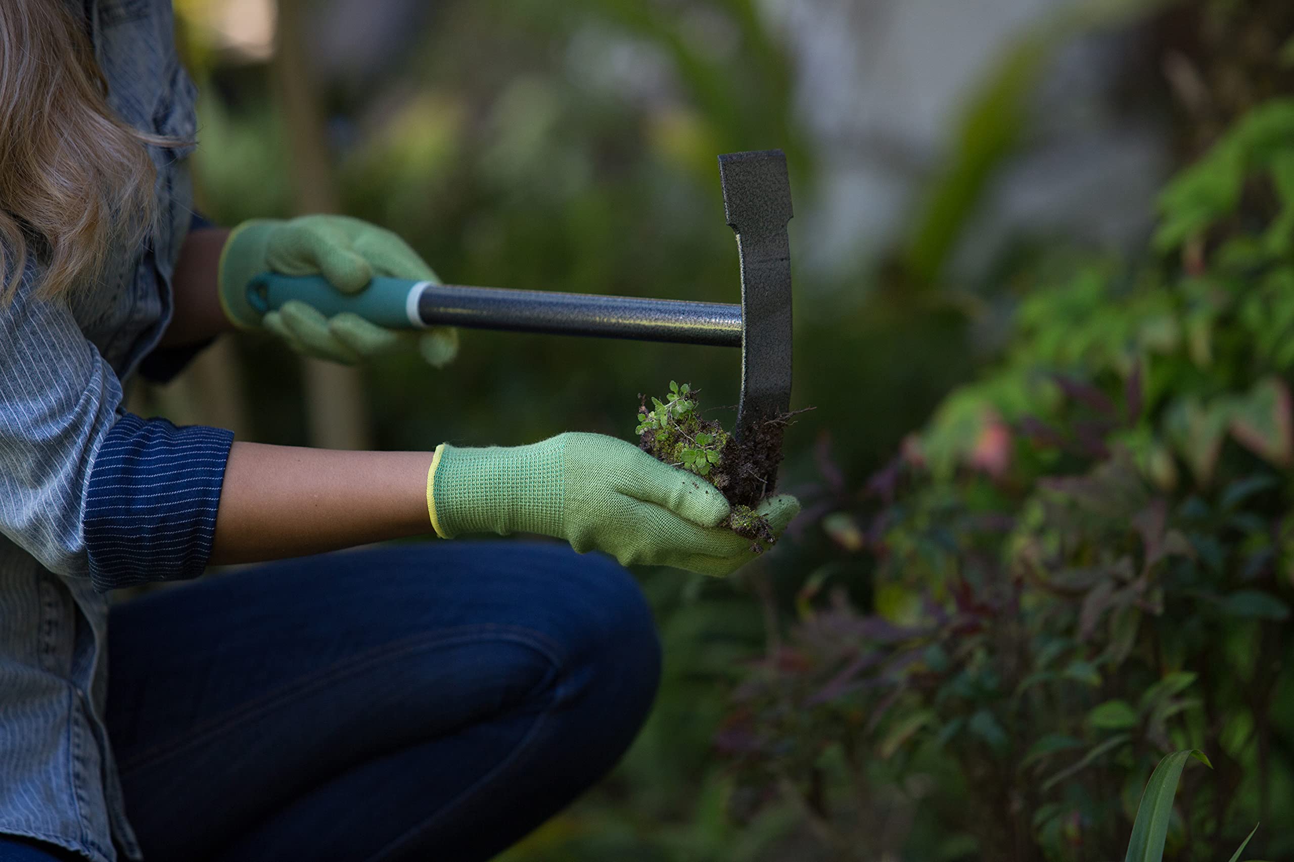 Yard Butler Terra Garden Weeder - Heavy Duty Hand Weeding Tool for Efficient Gardening & Lawn Care - Stainless Steel Weed Remover with Comfort Grip - Perfect for Flower Beds, Vegetable Gardens & Landscaping