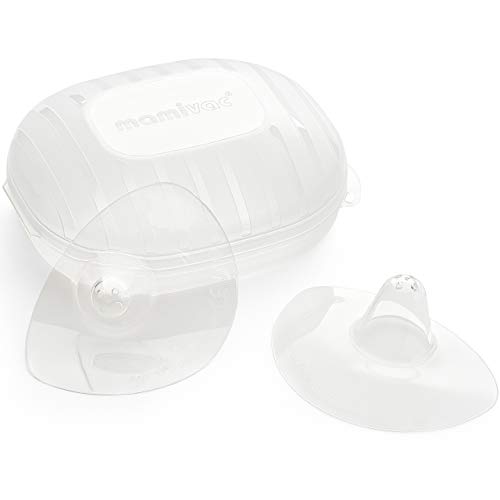 Mamivac - 20mm Medium Conical Nipple Shield for Breast Pump - Soft Silicone Nursing Aid (Pack of 2) - Perfect for Comfortable Pumping & Pain-Free Breastfeeding