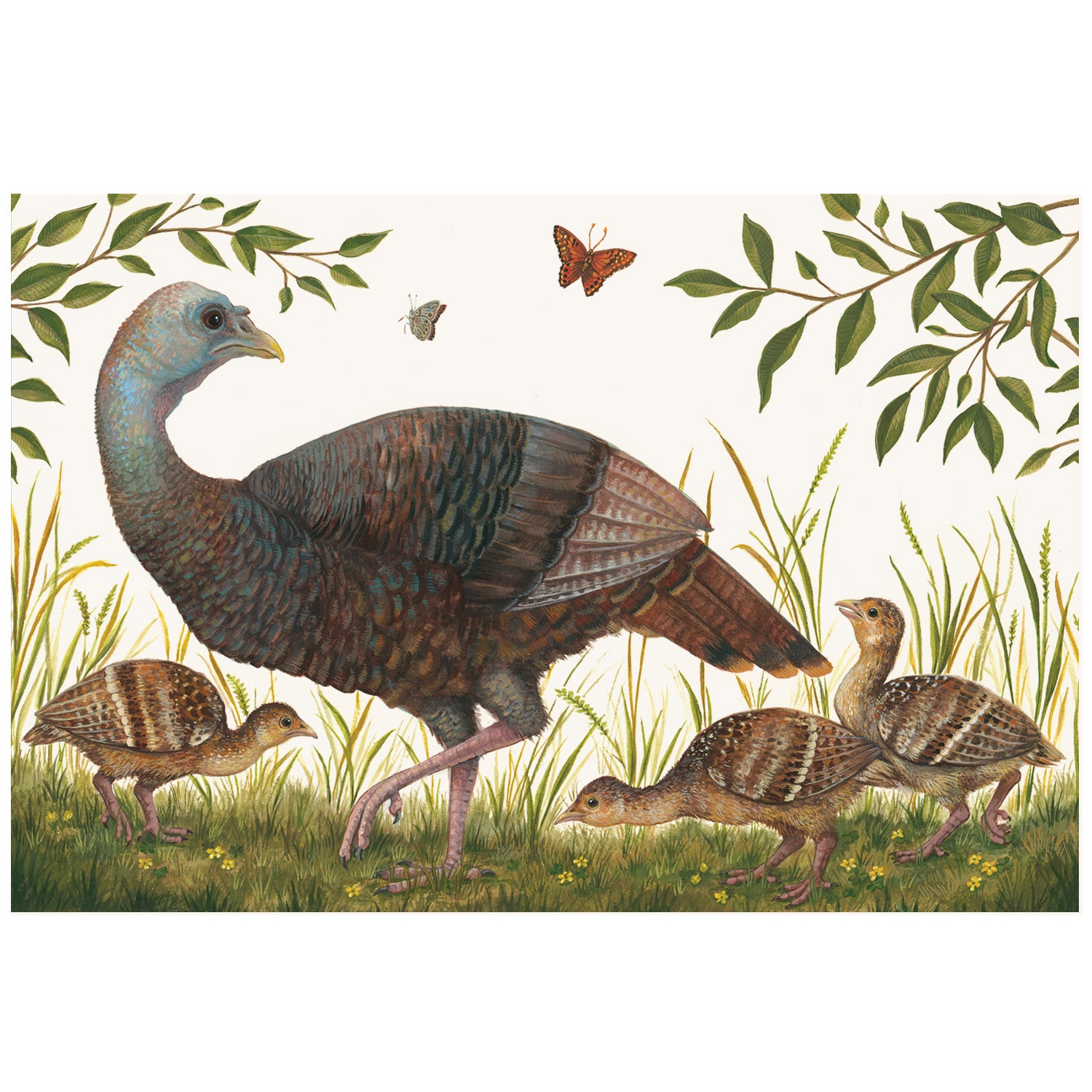 Heritage Hen Placemat Set of 4 - Farmhouse Style Kitchen Table Mats - Perfect for Dining, Holiday Decor, and Country Themed Home Decor