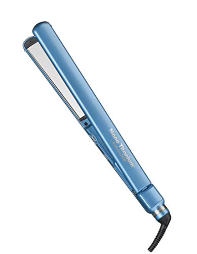 BaBylissPRO Nano Titanium Ultra-Thin Flat Iron for Hair Straightening - Professional Salon Quality Styling Tool for Smooth, Shiny Hair at Home or Salon