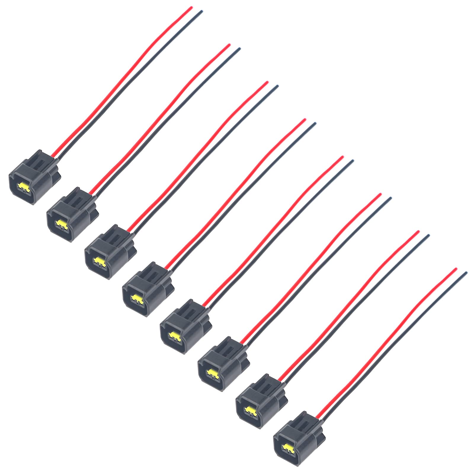 8Pcs Ignition Coil Connector Plug Wire Harness Pigtail - Compatible with Ford 4.6L 5.4L 6.8L F150 F250 F350 Super Duty Mustang Explorer Expedition Crown Victoria - Perfect for Engine Tune-ups & Electrical Repairs