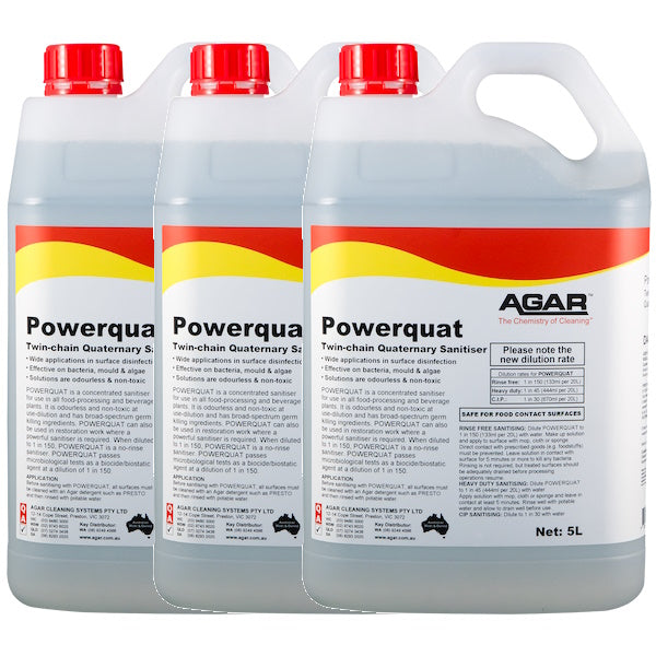 Powerful Agar Powerquat Twin Chain Sanitizer - Effective Disinfectant for Home, Office, and Public Spaces