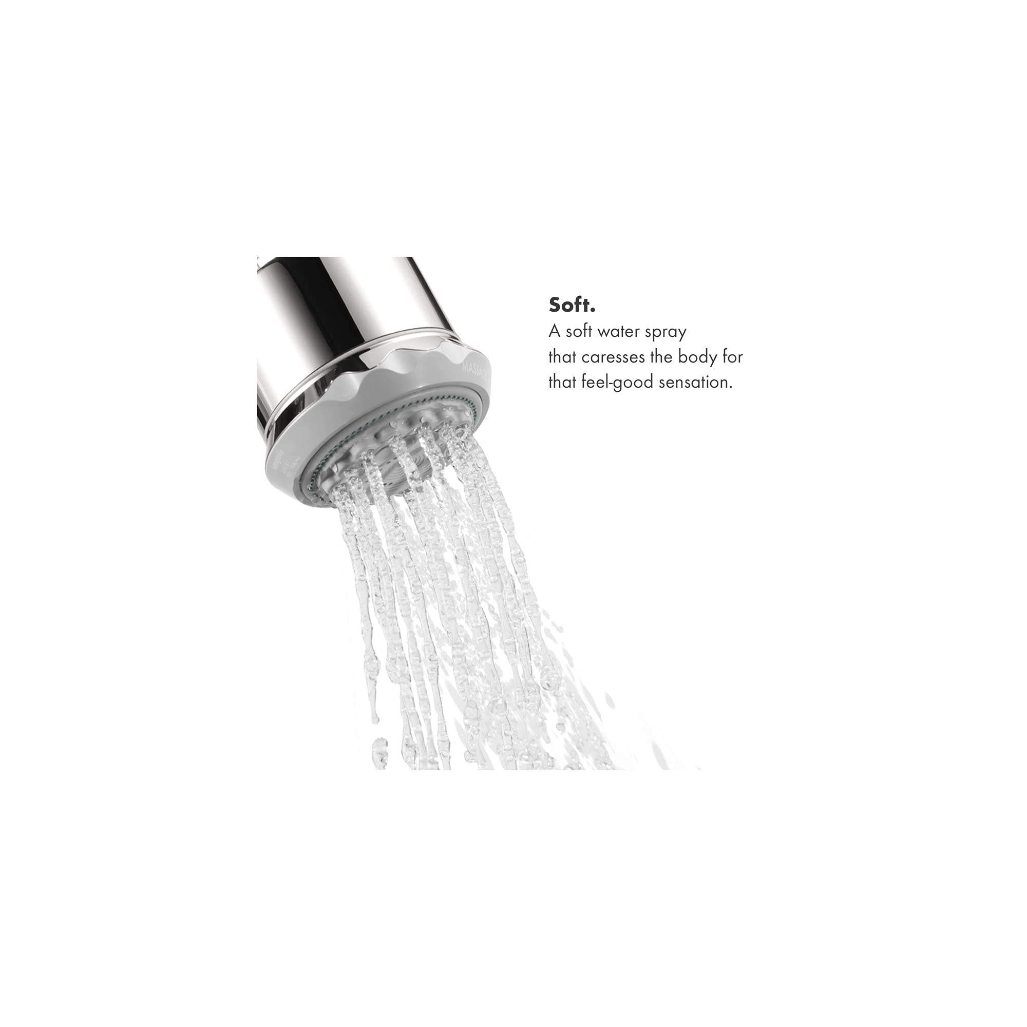 Hansgrohe Clubmaster Complete Shower System - Modern 3-Spray Showerhead with Full, Pulsating Massage & Turbo Spray in Chrome | 2.5 GPM | Includes Rough-In Valve | Perfect for Luxury Bathroom Renovations & Spa-Like Shower Experience